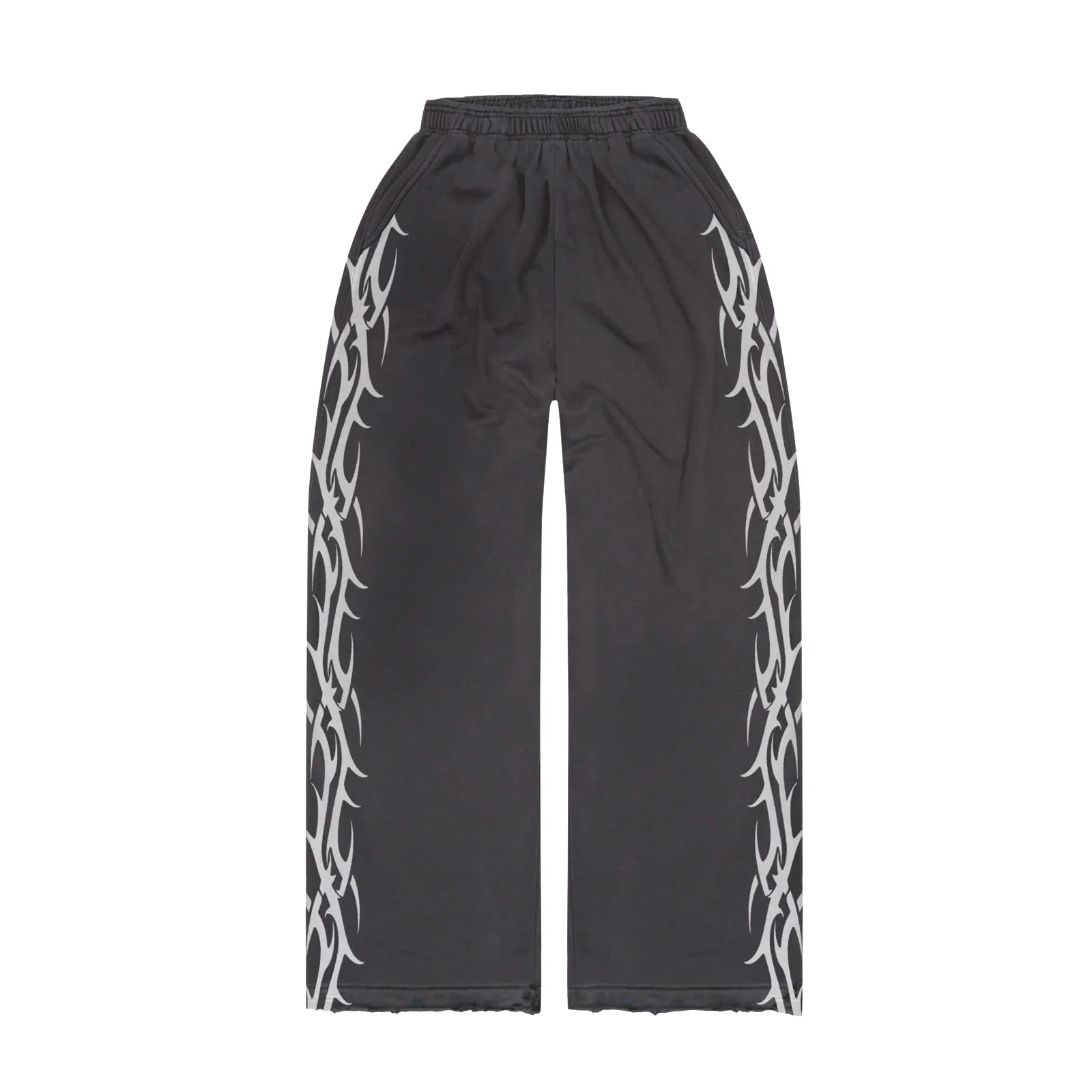 BRAVEST STUDIOS TRIBAL ZIP UP SWEATPANTS BLACK