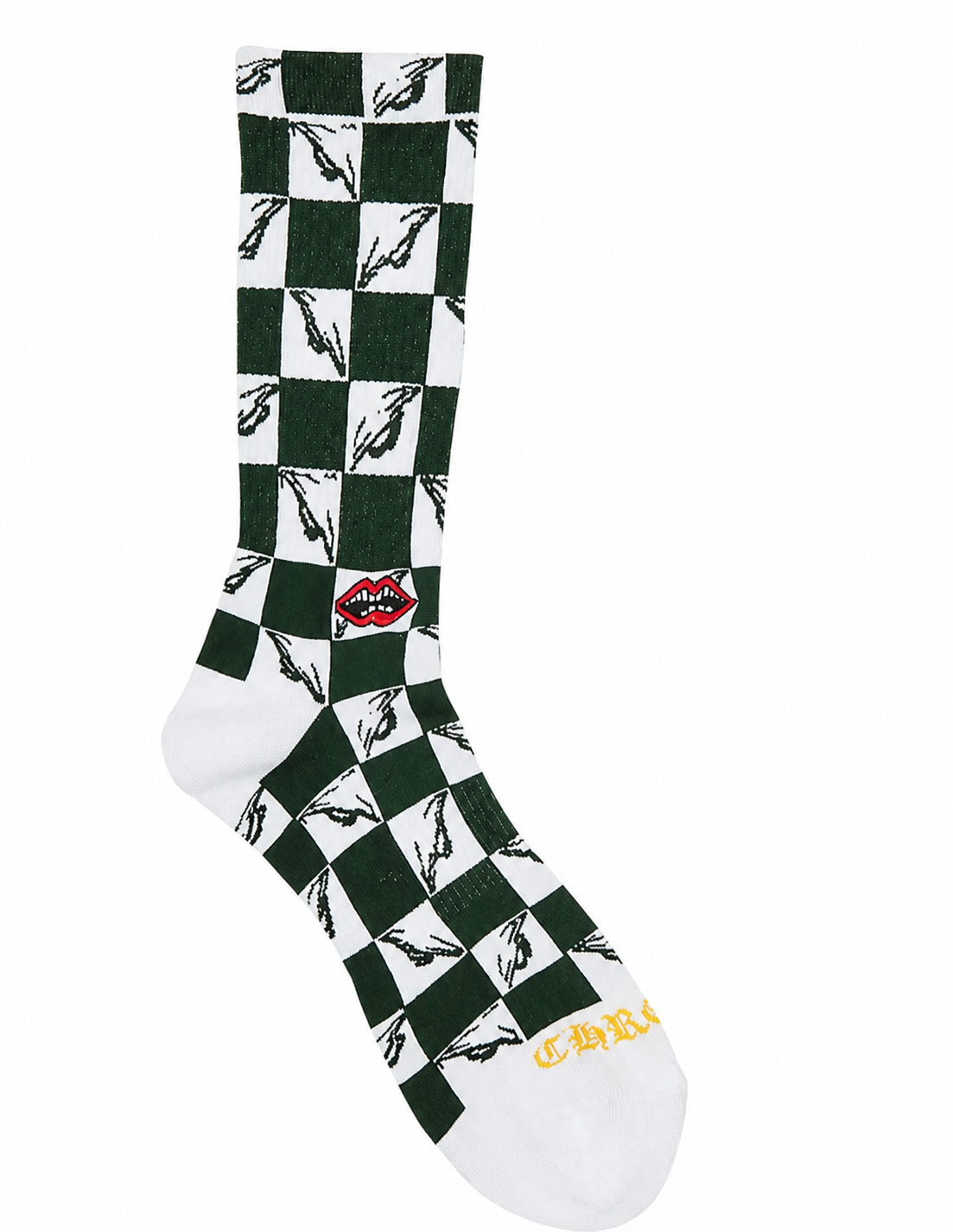 CHROME HEARTS X MATTY BOY 999 EYES SOCKS GREEN