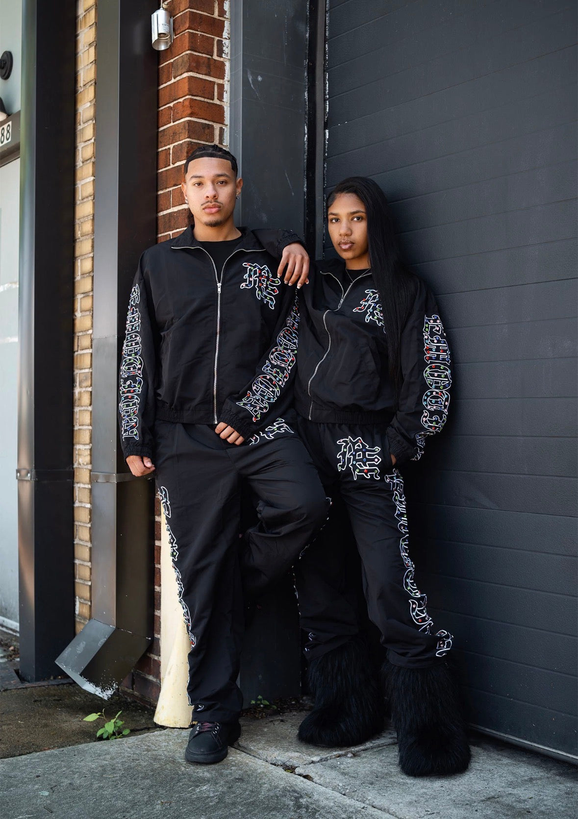 MIXED EMOTION NYLON PANTS