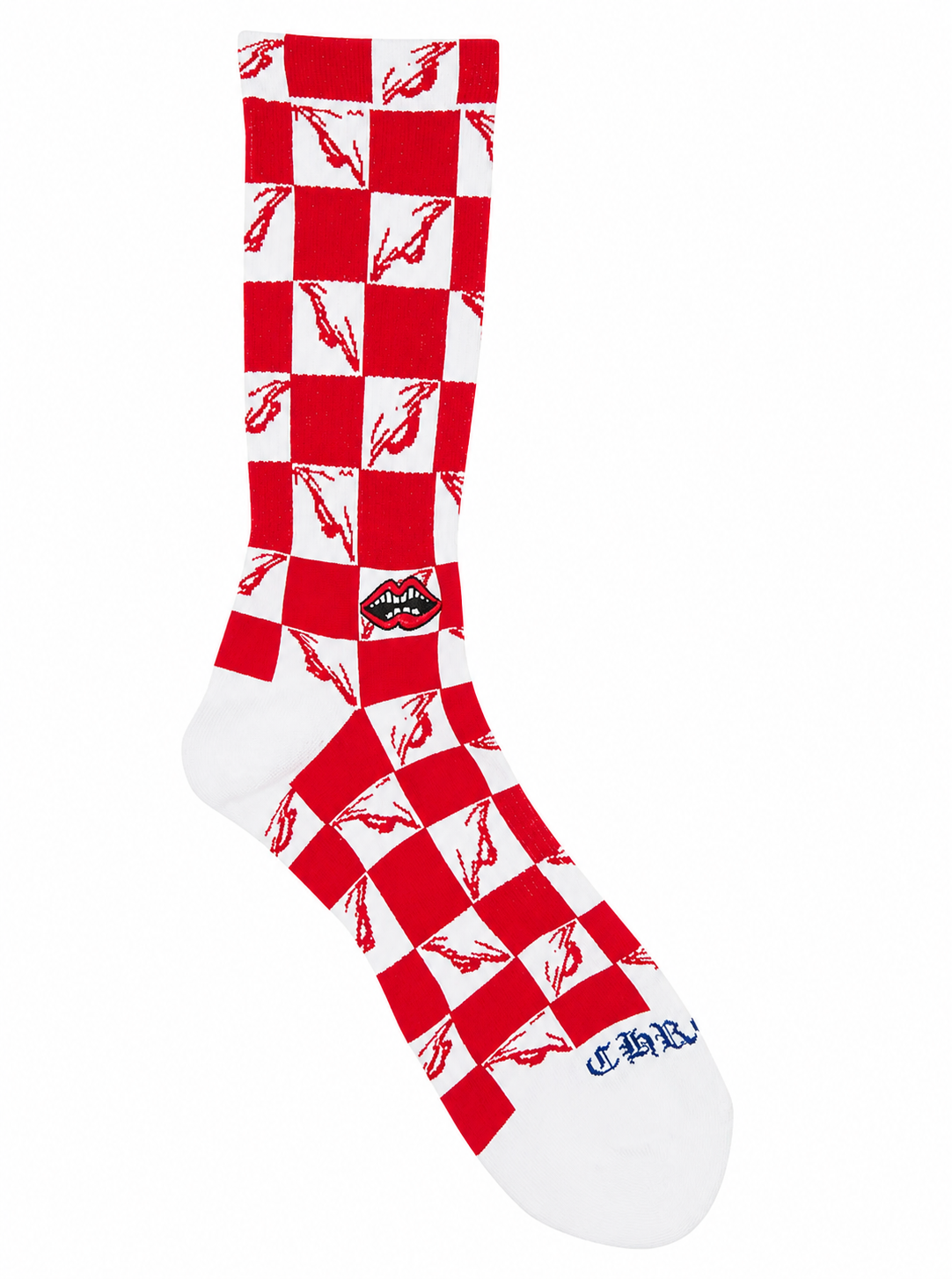 CHROME HEARTS X MATTY BOY 999 EYES SOCKS RED