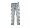 MIXED EMOTION SEA MONOGRAM DENIM JEANS