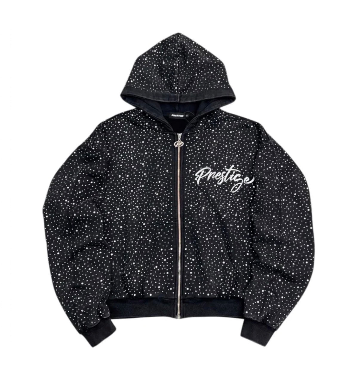 PRESTIGE DIAMOND HOODIE BLACK
