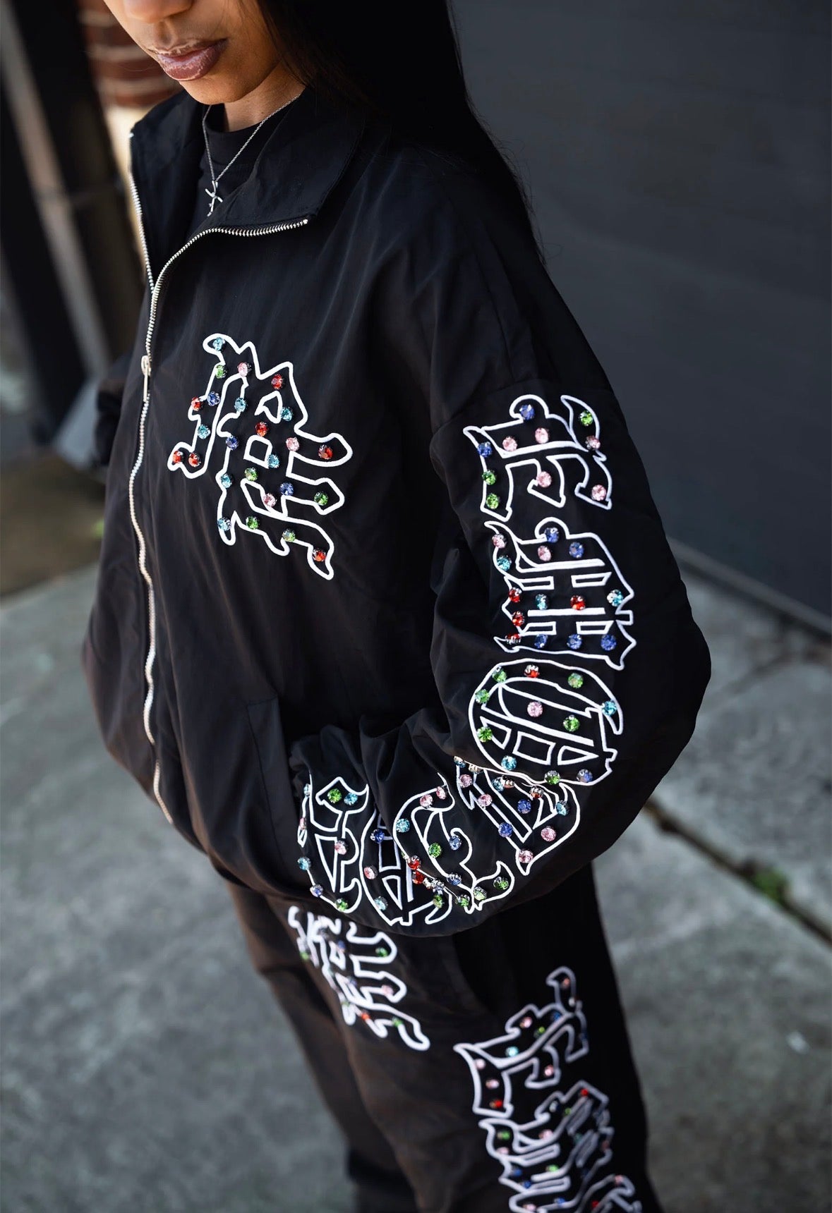 MIXED EMOTION NYLON JACKET