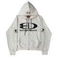 BOTTEGA DESIRES GREY TECH ZIP UP HOODIE