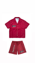 TRIPLE SEVEN NYLON RED SET