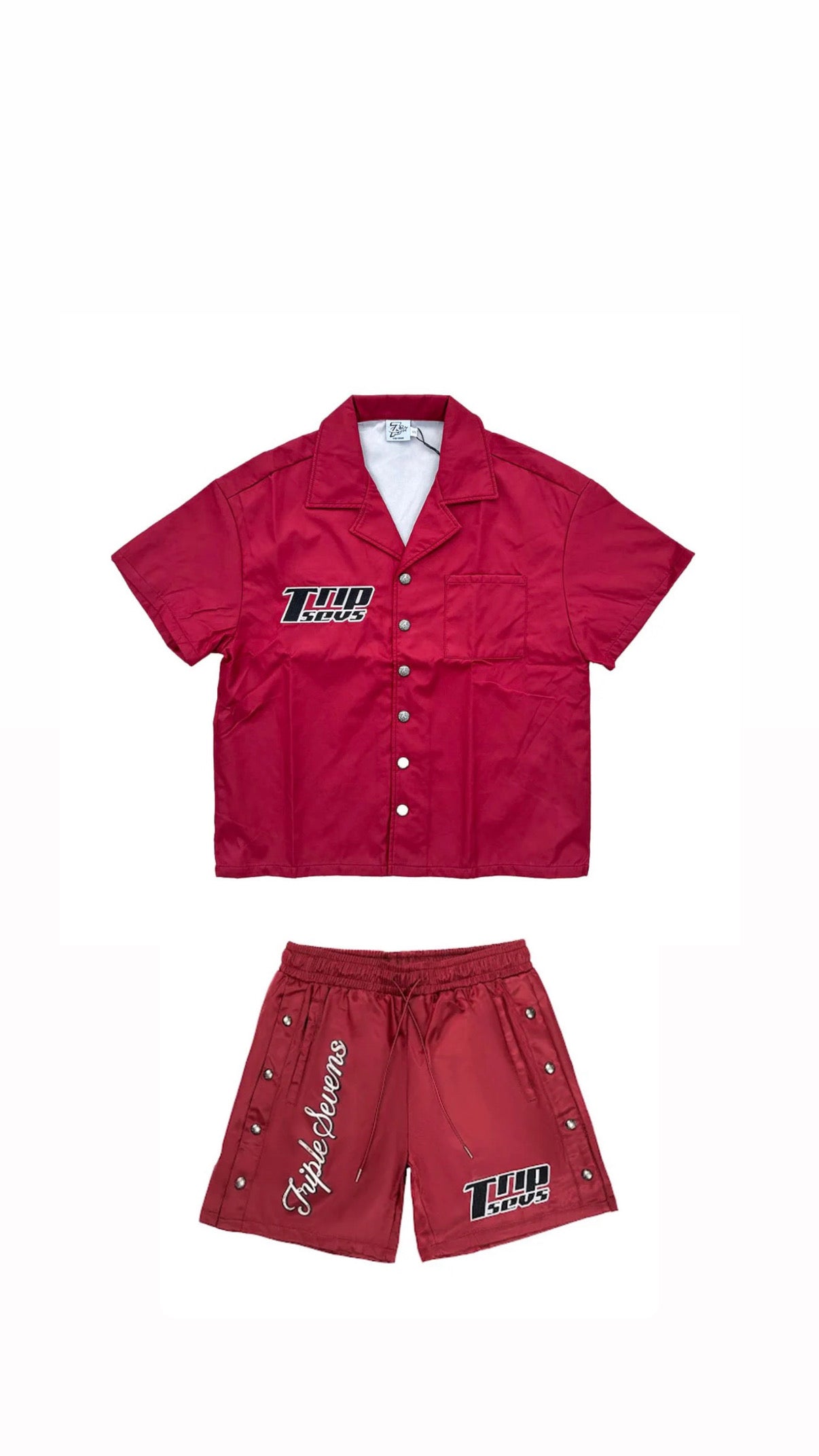 TRIPLE SEVEN NYLON RED SET