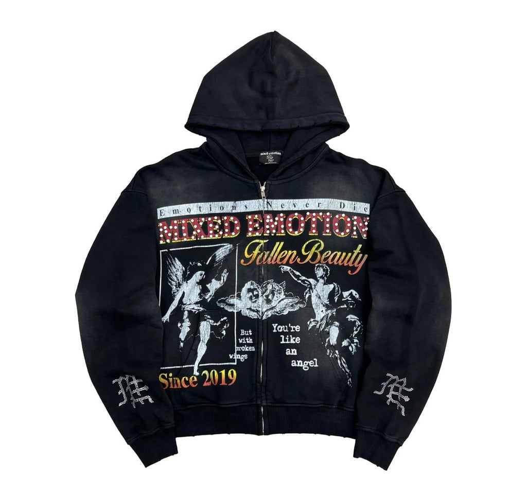 MIXED EMOTION BROKEN WINGS HOODIE