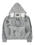 RIGHTEOUS GOD FAVORITE GREY HOODIE
