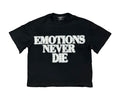 MIXED EMOTION RHINESTONE TEE BLACK/WHITE