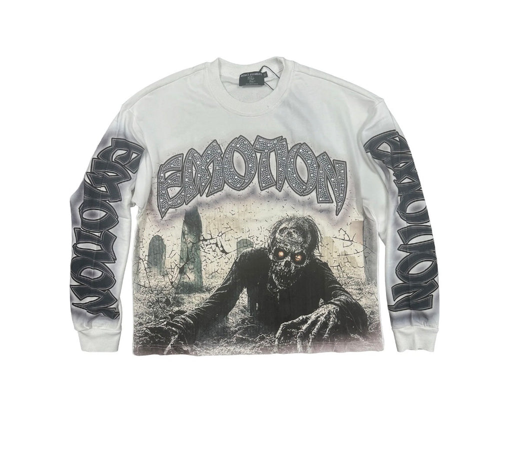 MIXED EMOTION WHITE RESURRECTION LONGSLEEVE
