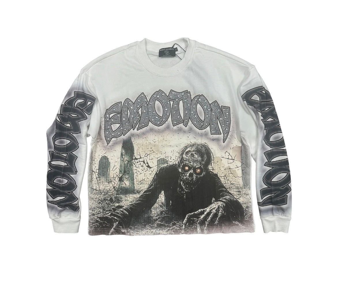 MIXED EMOTION WHITE RESURRECTION LONGSLEEVE