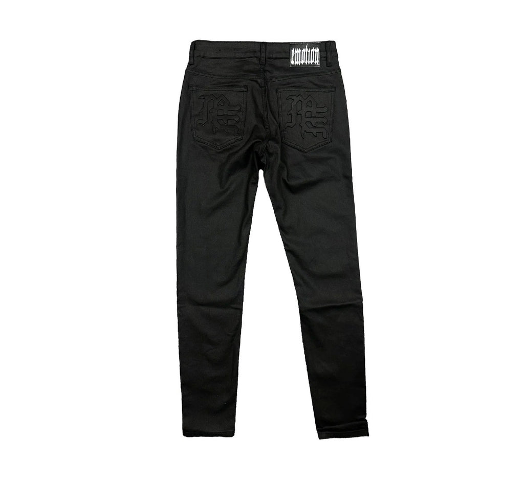 MIXED EMOTION BLACKOUT WAX DENIM