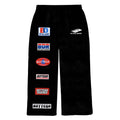 BOTTEGA DESIRES PATCHES SWEATPANTS BLACK