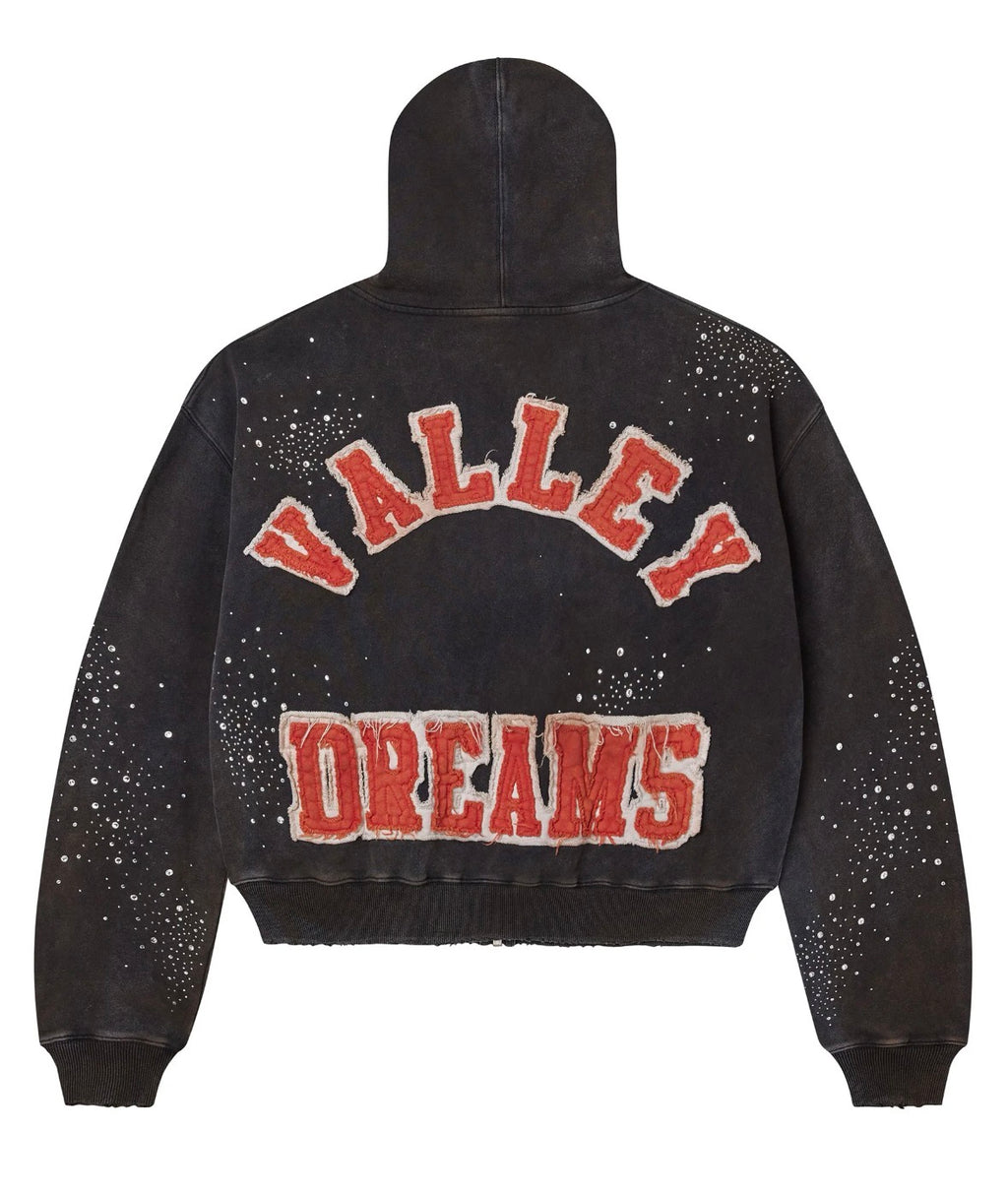 VALE FOREVER PLUTO CLUSTER BLACK ZIP UP