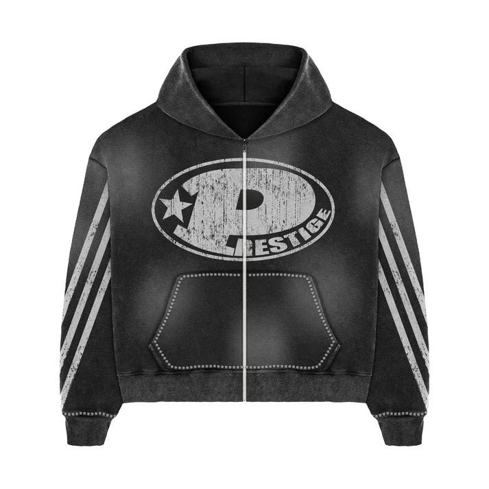 PRESTIGE "P LOGO" RS HOODIE BLACK