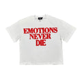 MIXED EMOTION RHINESTONE TEE RED
