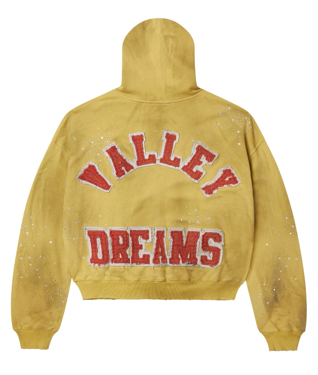 VALE FOREVER SUN CLUSTERED YELLOW ZIP UP