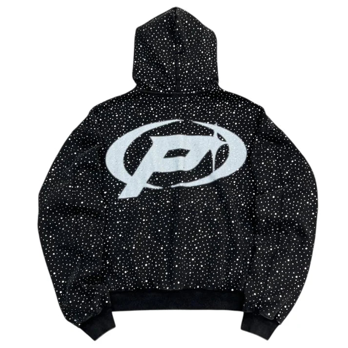 PRESTIGE DIAMOND HOODIE BLACK