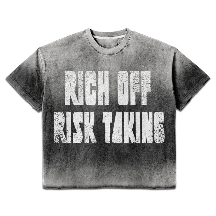 PRESTIGE RICH OFF RISK TAKING TEE BLACK