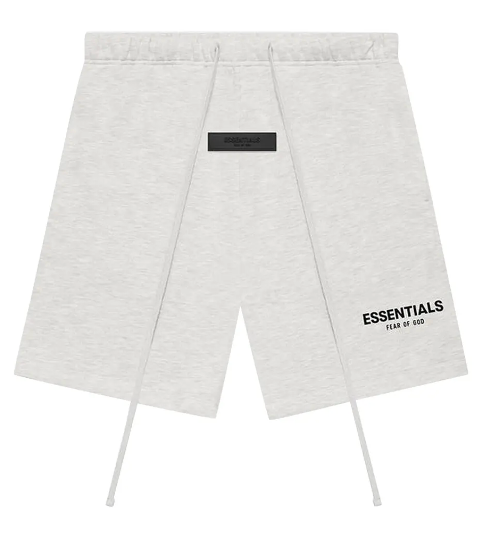 FEAR OF GOD ESSENTIALS LIGHT OATMEAL SHORTS