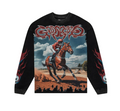 GODSPEED THOUGHBRED L/S BLACK WASH TEE