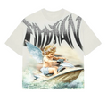 MIXED EMOTION CREAM JETSKI RHINESTONE TEE