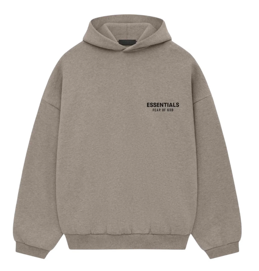 FEAR OF GOD ESSENTIALS HEATHER GREY (FW24) HOODIE