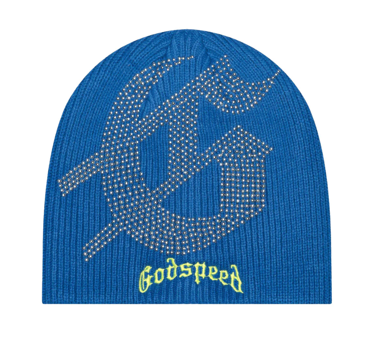 GODSPEED STUDDED BEANIE BLUE/NEON