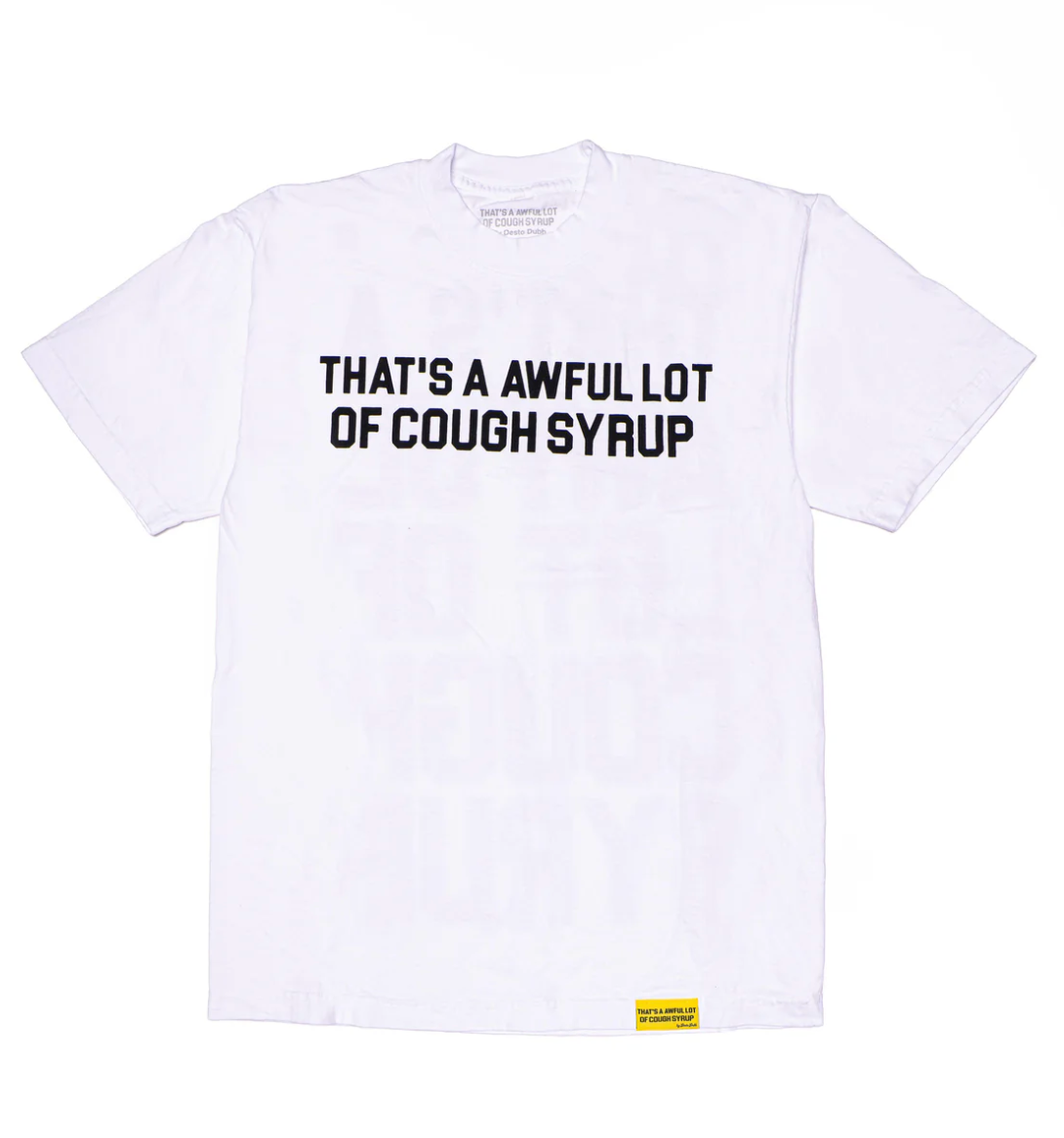 CLASSIC COUGH SYRUP TEE WHITE