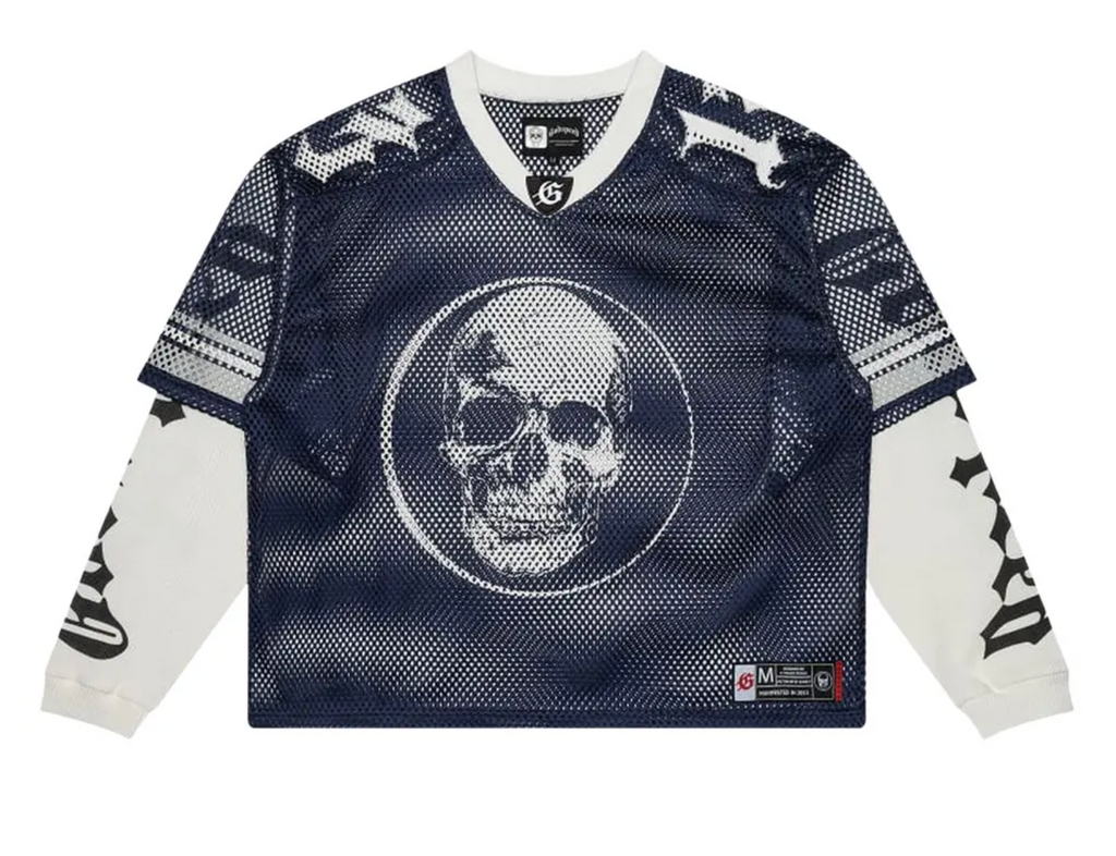 GODSPEED TD LAYERED JERSEY L/S NAVY/GREY