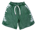 GODSPEED COURTSIDE GREEN WASH SHORTS