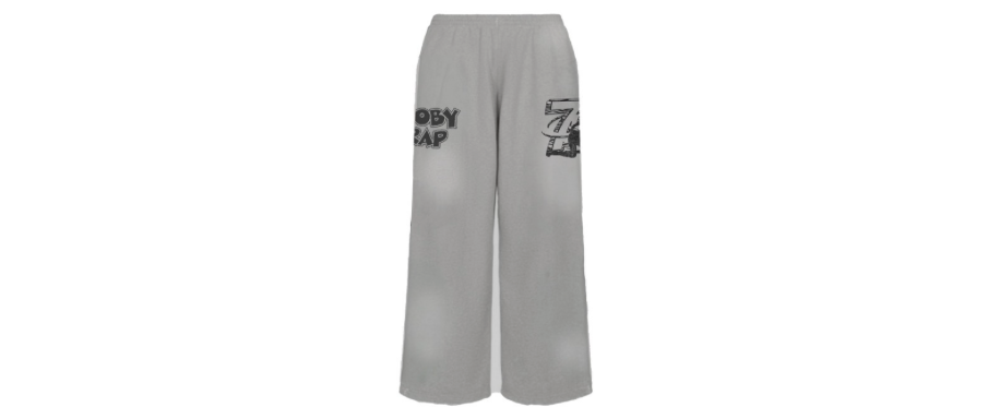 TRIPLE SEVENS BOOBY TRAP LOGO SWEATPANTS GREY