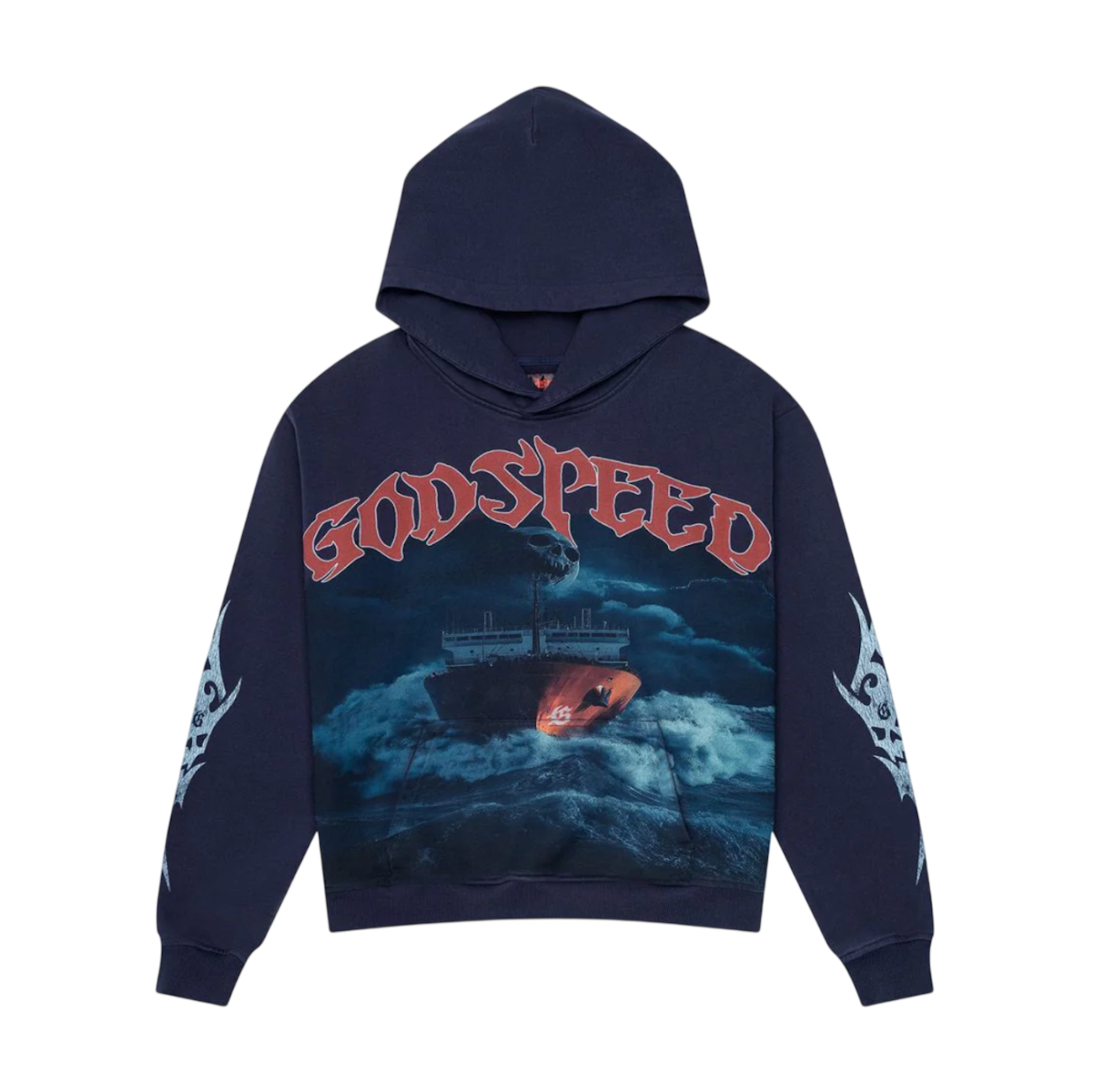 GODSPEED SEASICK NAVY HOODIE