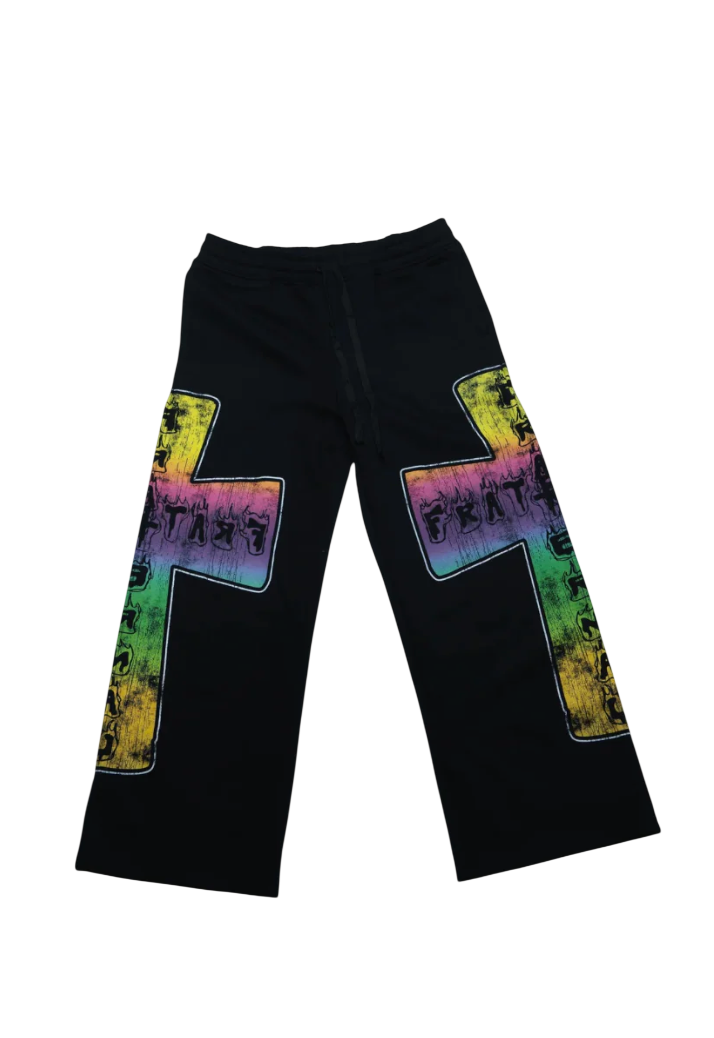 FRATERNAL BLACK BLAZE OF FAITH PANTS