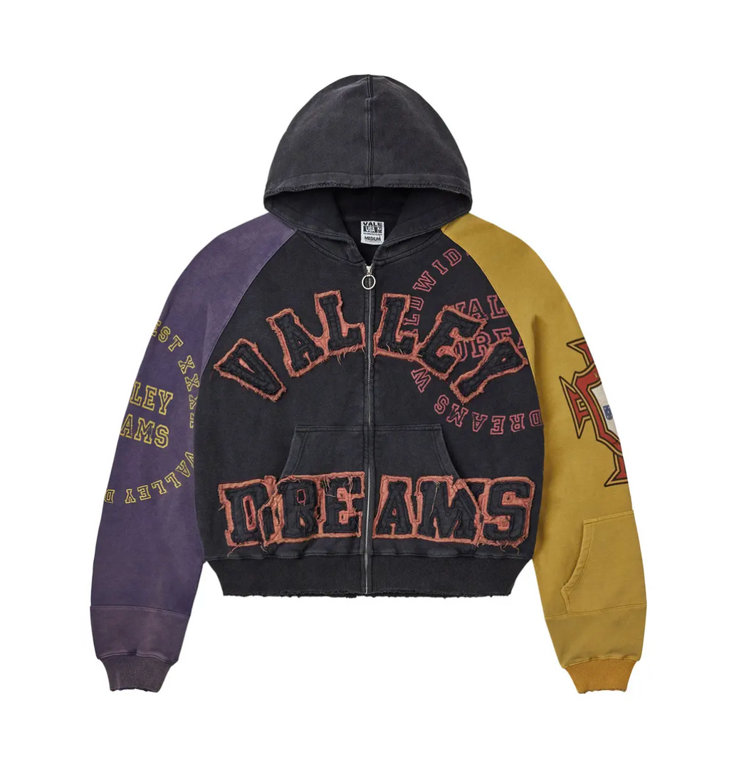 VALE FOREVER CREST ZIP UP HOODIE