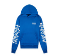 AMIRI BONES STACKED BLUE HOODIE