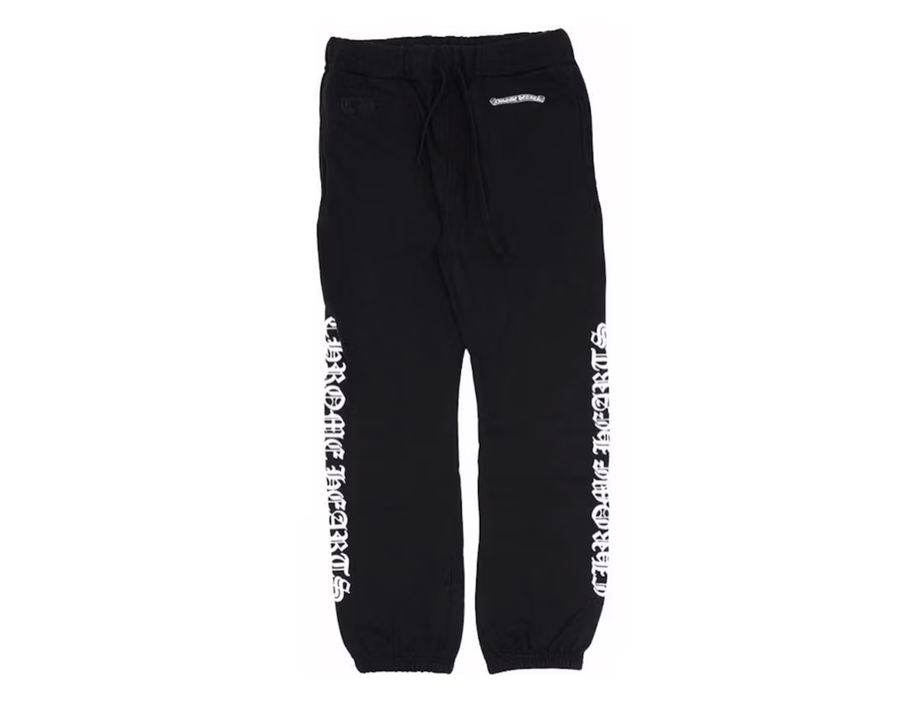 CHROME HEARTS LOGO BLACK SWEATPANTS