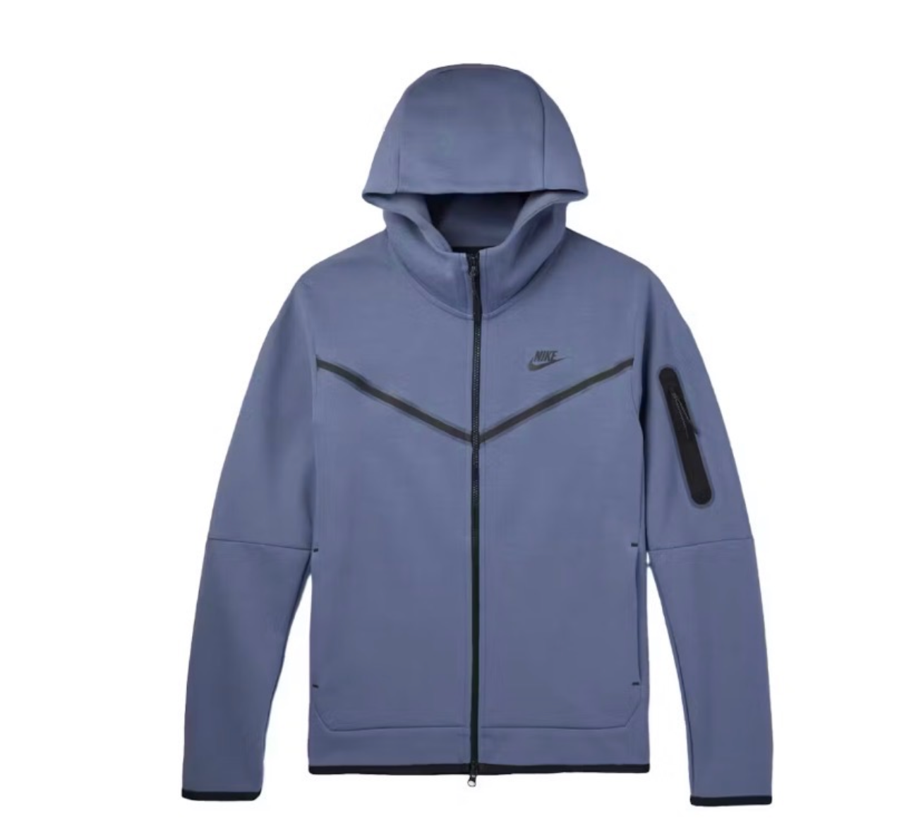NIKE TECH DIFFUSED BLUE HOODIE
