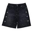FRATERNAL WASHED BLACK ASTRO JORTS