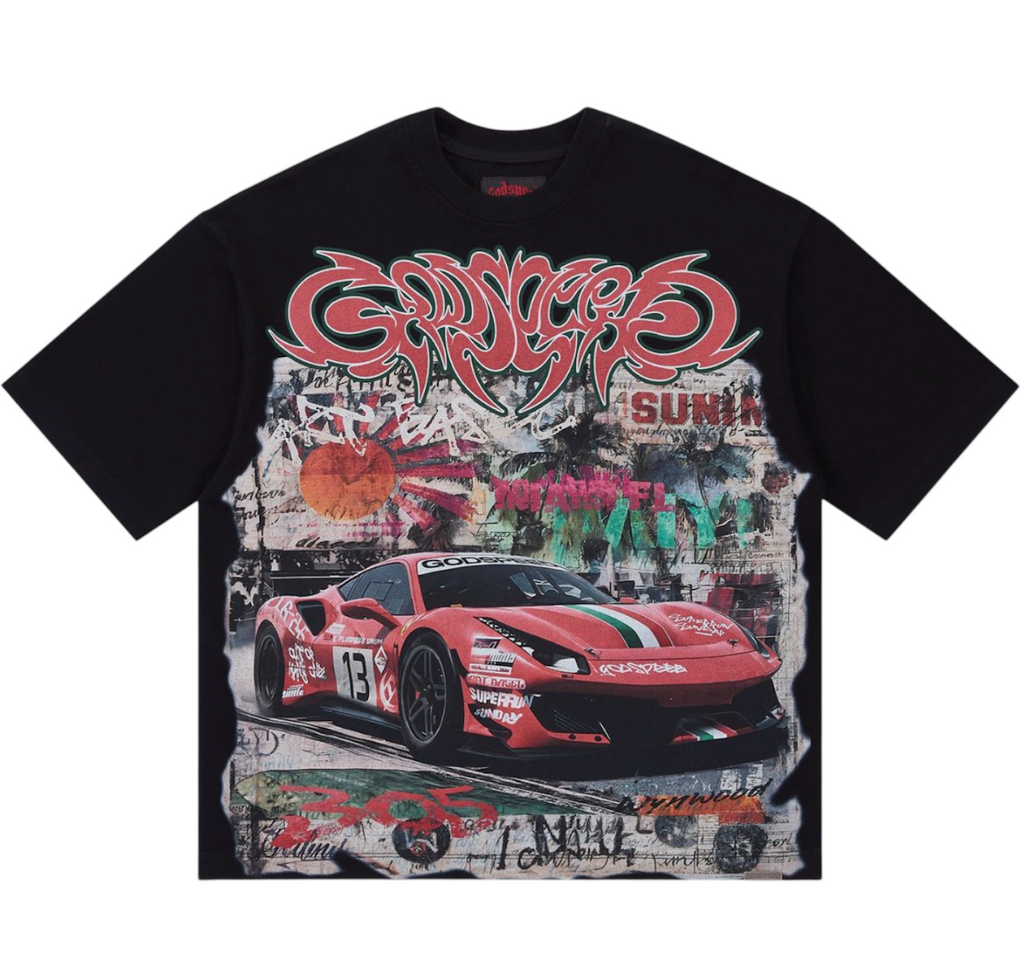 GODSPEED 305 SUPERRUN BLACK TEE