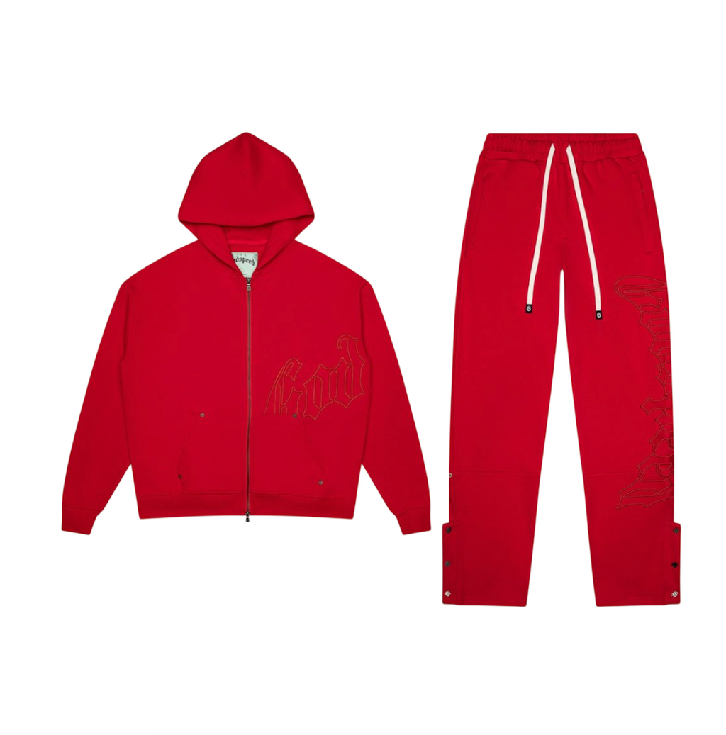 GODSPEED OG LOGO RED SWEATSUIT