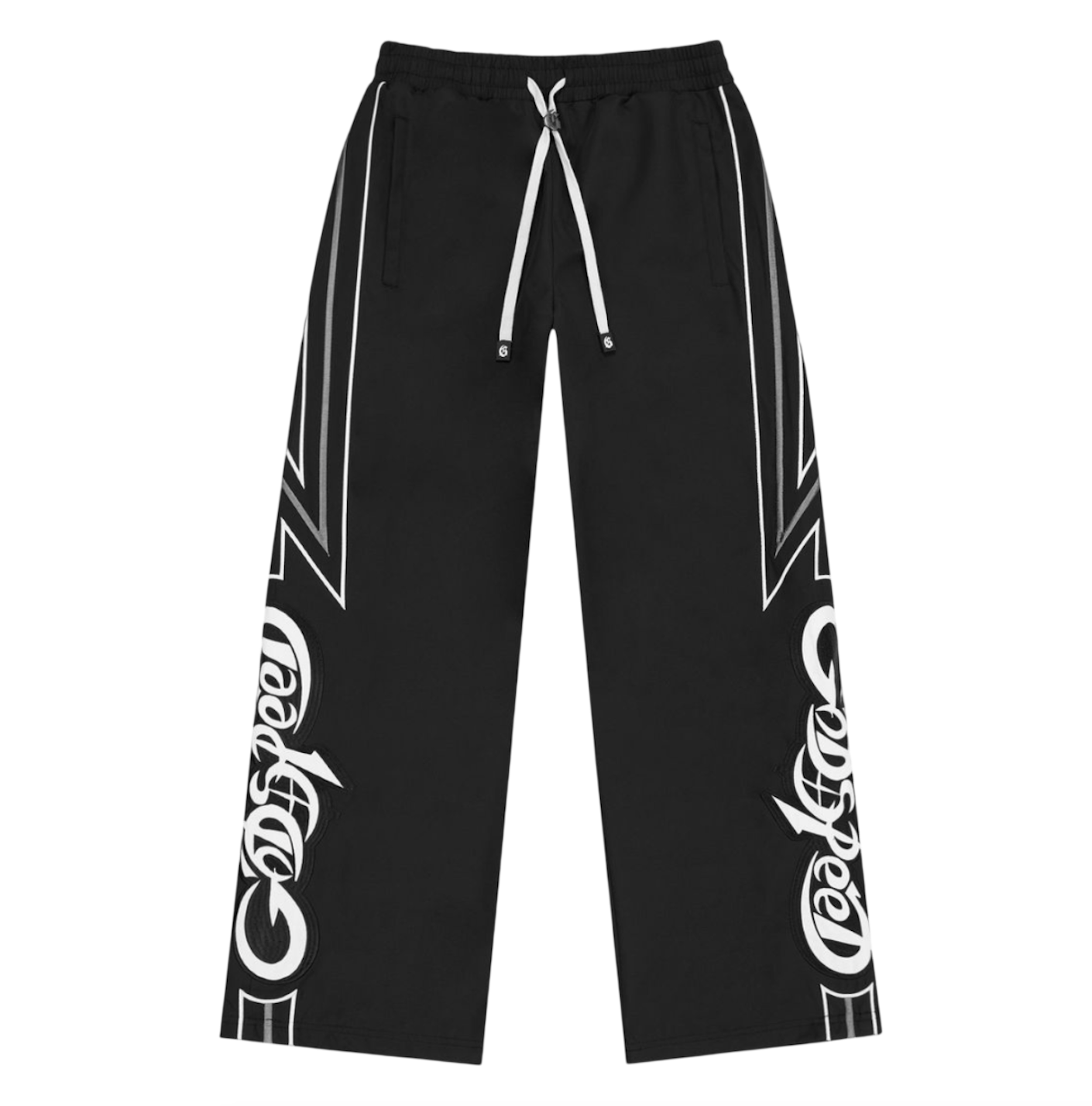 GODSPEED NEW AGE BLACK TRACK PANTS