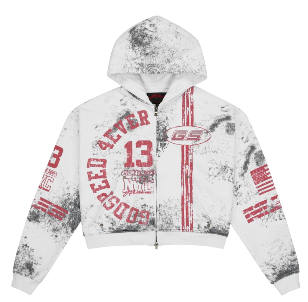 GODSPEED ROADSTER DIRTY WHITE ZIP UP