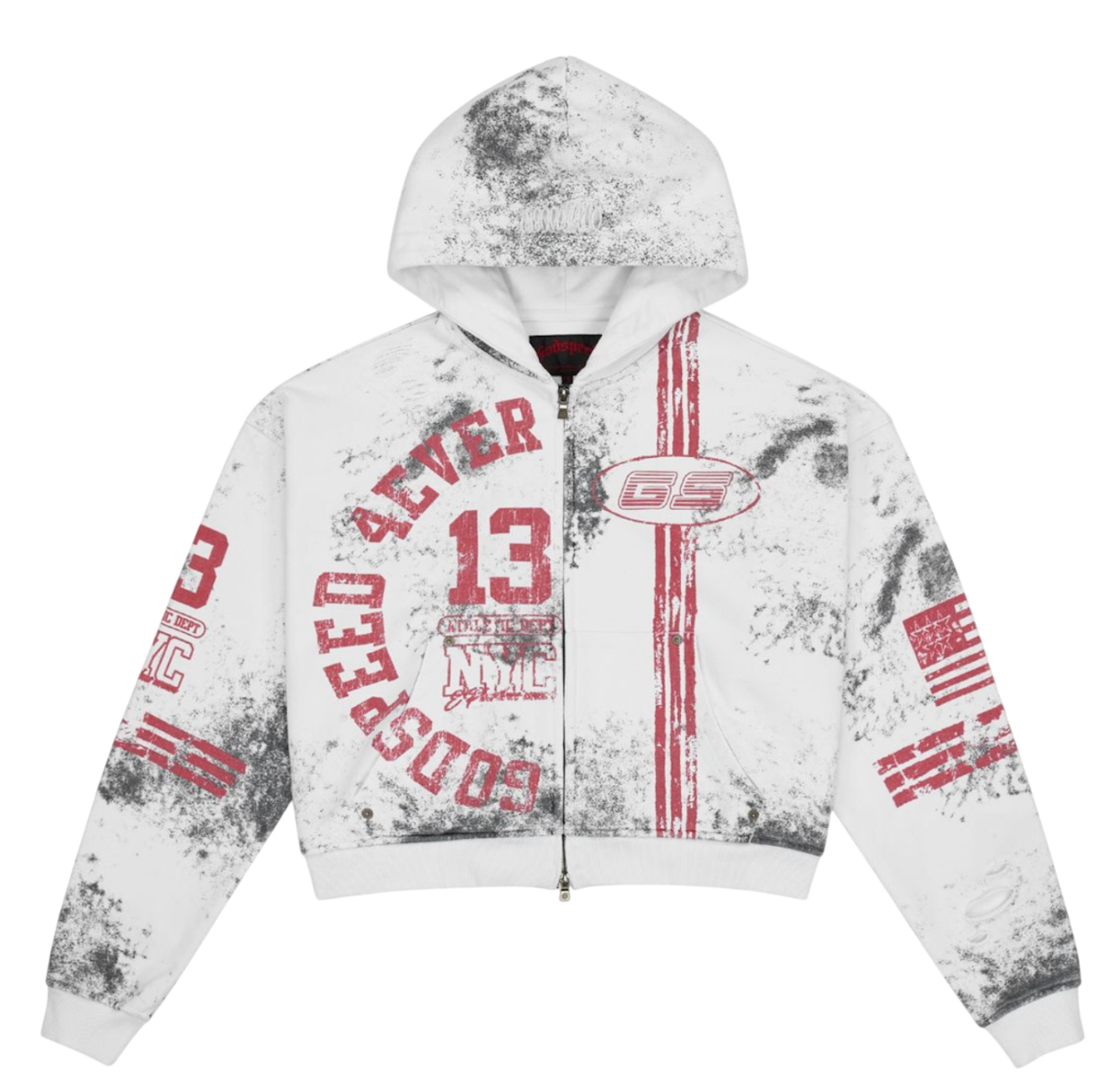 GODSPEED ROADSTER DIRTY WHITE ZIP UP