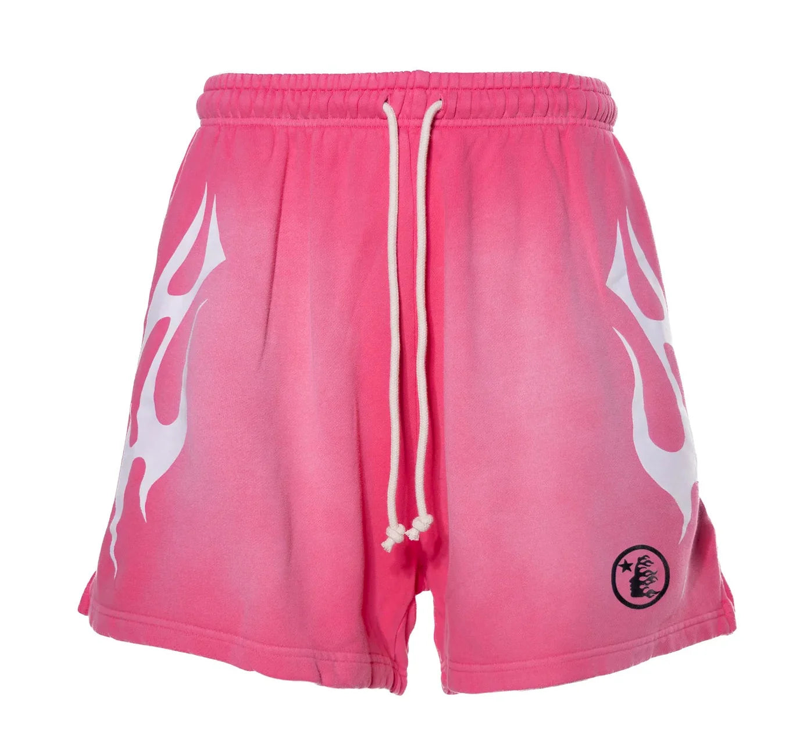HELLSTAR FLAME PINK SHORTS