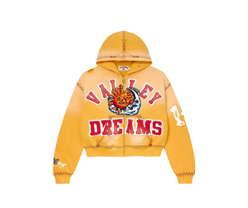 VALE FOREVER SUNNY YELLOW ZIP UP