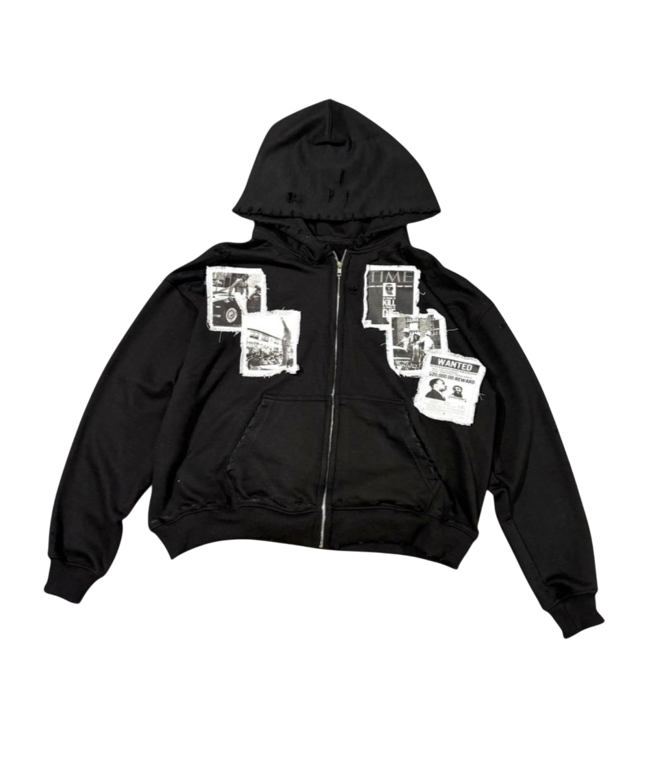 FRATERNAL BLACK WATTBA HOODIE