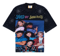 SAAVY DULTS "SAVED BY SAAVY DULTS" BLACK TEE