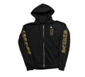 CHROME HEARTS VERTICAL LOGO ZIP UP HOODIE
