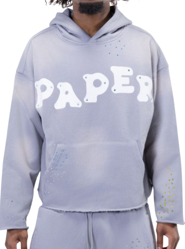 PAPER MONEY GREY HOODIE